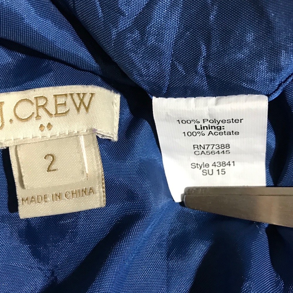 J.Crew Mini Dress Sz 2 (J11) - Picture 6 of 6